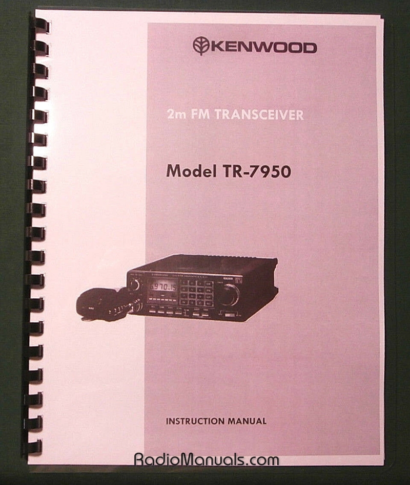Kenwood TR-7950 Instruction Manual - Click Image to Close